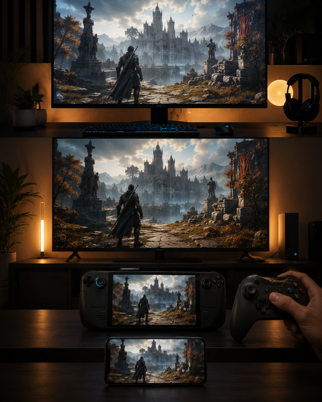 Cross-platform production